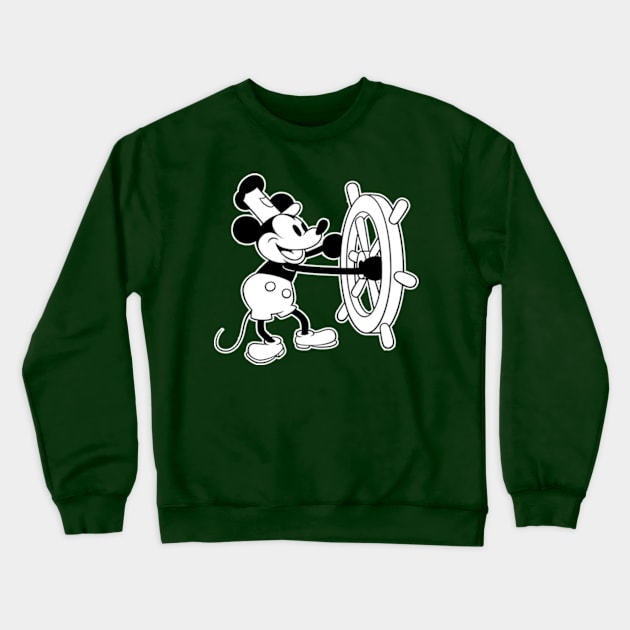 Steamboat Willie Crewneck Sweatshirt by Gamers Gear